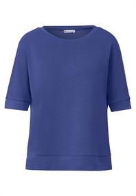 Seiden Look T-Shirt intense royal blue