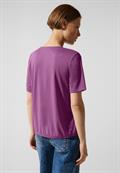 Seidenlook Shirt meta lilac