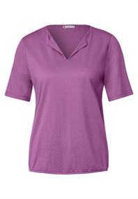 Seidenlook Shirt meta lilac