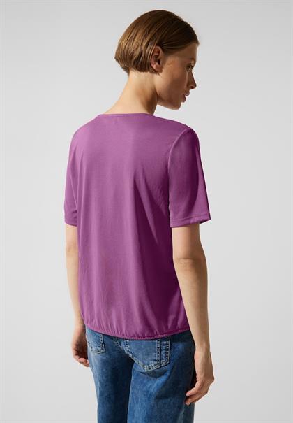 Seidenlook Shirt meta lilac