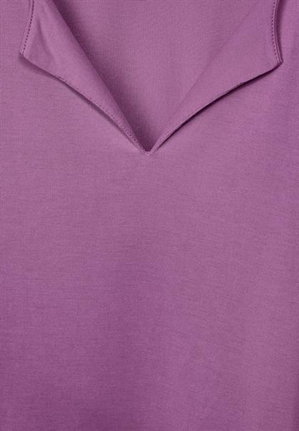 Seidenlook Shirt meta lilac