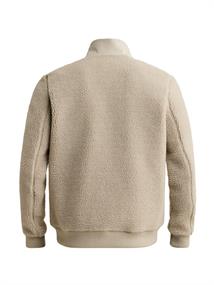 sherpa nylon mix charcoal melange
