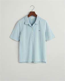 Shield Piqué Poloshirt dove blue