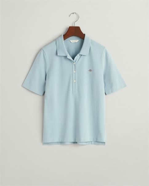 Shield Piqué Poloshirt dove blue