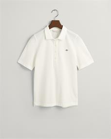 Shield Piqué Poloshirt eggshell