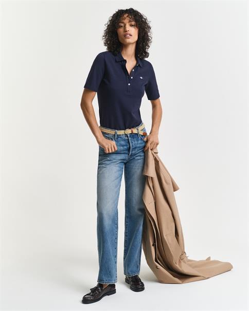 Shield Piqué Poloshirt evening blue