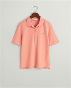 Shield Piqué Poloshirt peachy pink