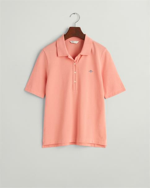 Shield Piqué Poloshirt peachy pink