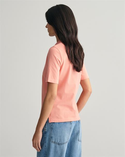 Shield Piqué Poloshirt peachy pink