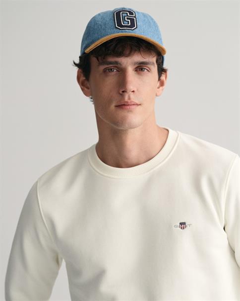 Shield Rundhals-Sweatshirt eggshell