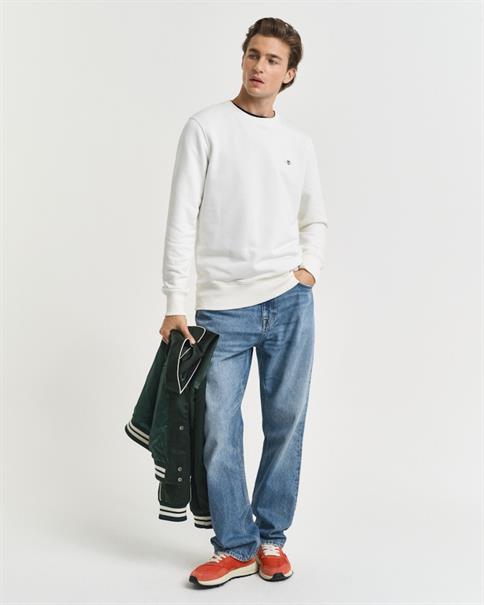 Shield Rundhals-Sweatshirt eggshell