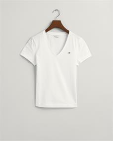 Shield V-Neck T-Shirt white