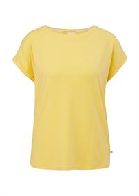 Shirt aus Lyocellmix gelb