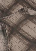 Shirt aus Mesh mit gerafftem Turtle Neck sanded amber