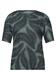 Shirt im Ausbrenner-Look mit Print deep bound green