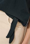 Shirt im Ausbrenner-Look mit Wording palm breeze green