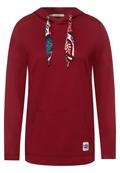 Shirt im Hoodie Style copper brown