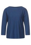 Shirt im Jacquard Muster dazzling blue