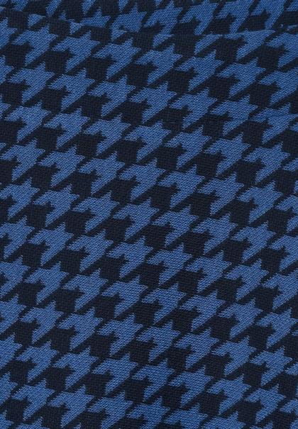 Shirt im Jacquard Muster dazzling blue