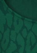 Shirt im Leo Dessin dark brisk green