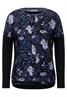 Shirt im Materialmix black