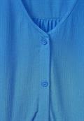 Shirt im Materialmix blue bay