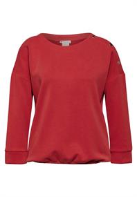 Shirt im Silk Look mandarin red