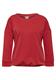 Shirt im Silk Look mandarin red