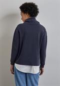 Shirt im Silk Look night sky blue