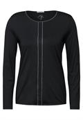 Shirt im Tunika-Look black