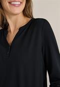 Shirt im Tunika-Look black