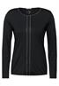 Shirt im Tunika-Look black