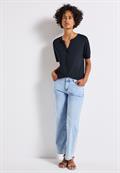 Shirt im Tunika-Look deepwater blue