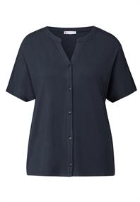 Shirt im Tunika-Look deepwater blue