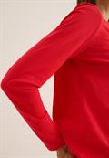 Shirt im Tunika-Look fiery red