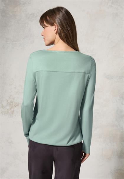 Shirt im Tunika-Look glaced salvia green