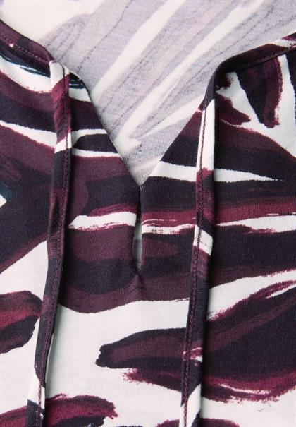 Shirt im Tunika-Look mulberry red