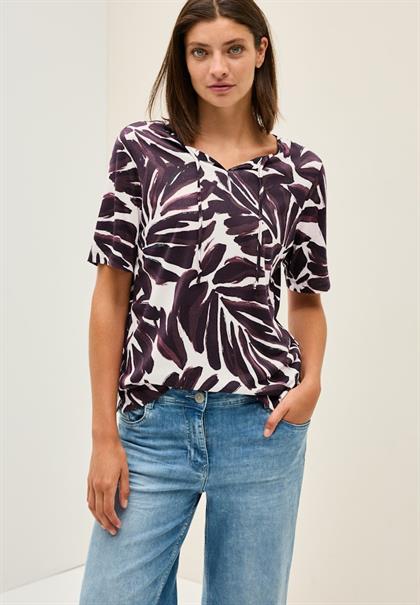 Shirt im Tunika-Look mulberry red