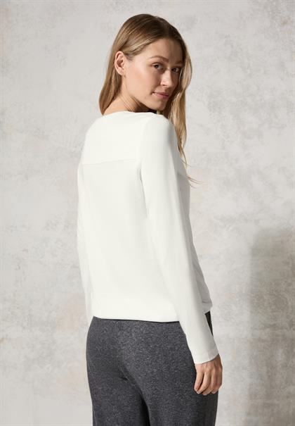 Shirt im Tunika-Look vanilla white