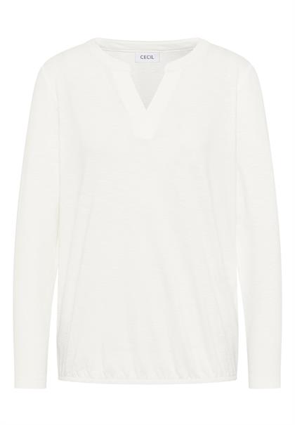 Shirt im Tunika-Look vanilla white