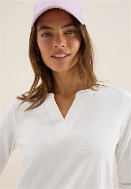 Shirt im Tunika-Look vanilla white