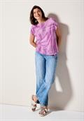 Shirt in Ausbrenner-Optik anemone pink