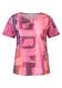 Shirt in Ausbrenneroptik coral blossom