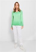 Shirt in gewaschener Optik smash green