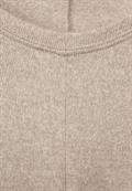 Shirt in Melange buff sand melange