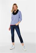 Shirt in Melange dazzling blue melange