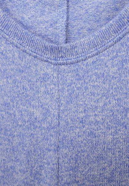 Shirt in Melange dazzling blue melange