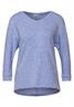 Shirt in Melange dazzling blue melange