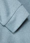 Shirt in Melange milky jade melange