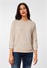 Shirt in Melange Optik buff sand melange